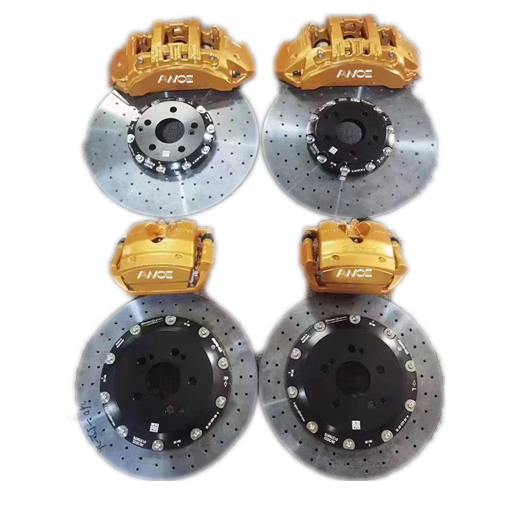 C63 E63s 6POT BRAKE CALIPER KIT UPGRADE Carbon Brake Ceramic Rotor KIT for Amg Mercedes Benz S600 S500 W222 Glc63 W213