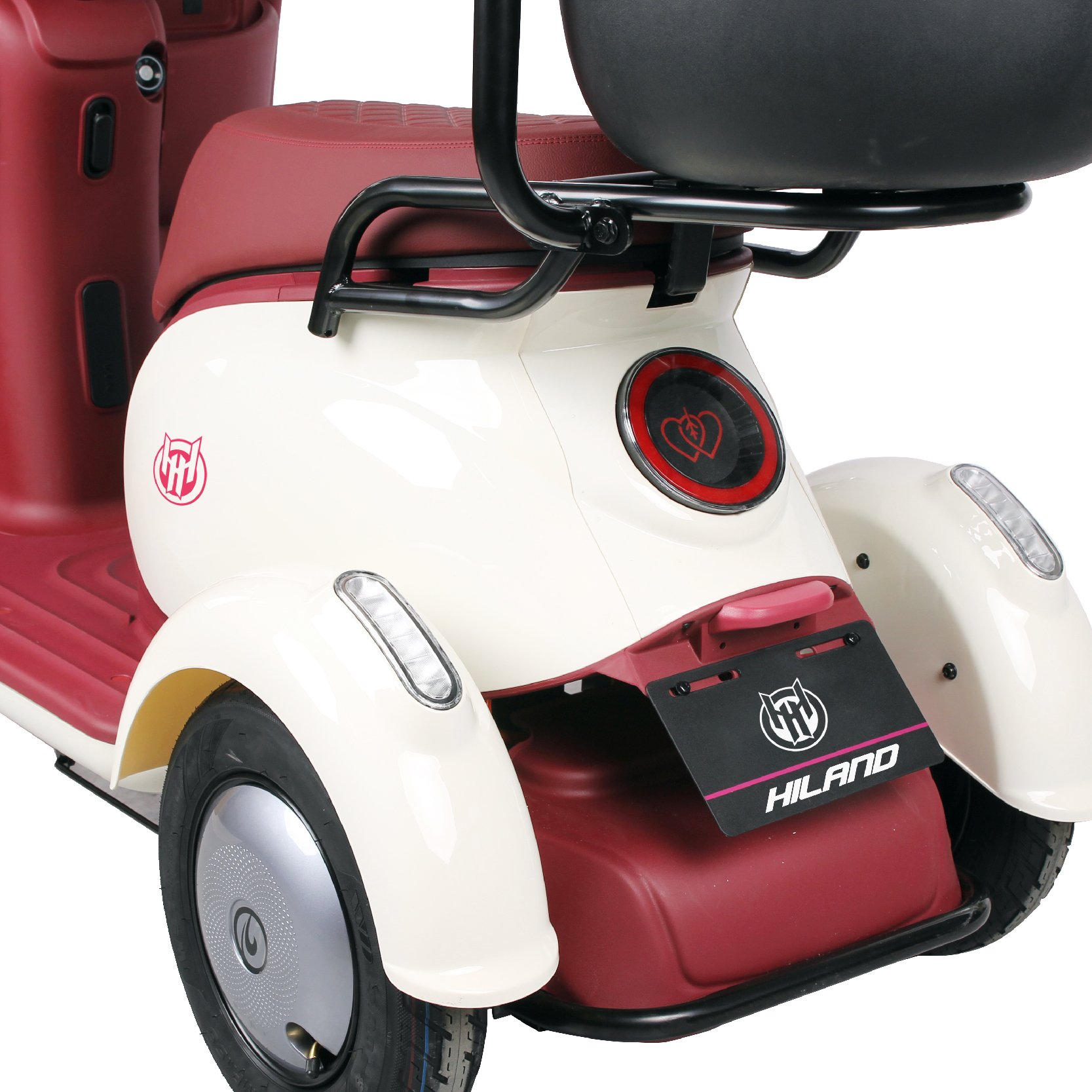 JOYKIE 2024 Open Type 3-Wheel Electric Tricycle Bike Hot Sale 60V 650W Electric Trike Scooter for Passengers 48V Voltage