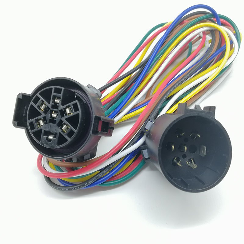 Trailer Wiring Kit Truck Trailer Tow 7 Way Wiring Harness Car Towing Trailer Hitch Tow Wire Harness Bar Plug Cable