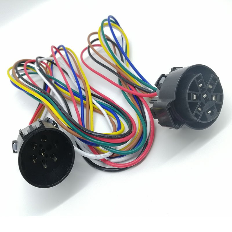 Trailer Wiring Kit Truck Trailer Tow 7 Way Wiring Harness Car Towing Trailer Hitch Tow Wire Harness Bar Plug Cable