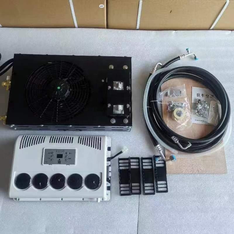 12 Volt 12v 24vrv Cabin AC Unit Parking air Conditioning Systemselectrice air Conditioner for Truck