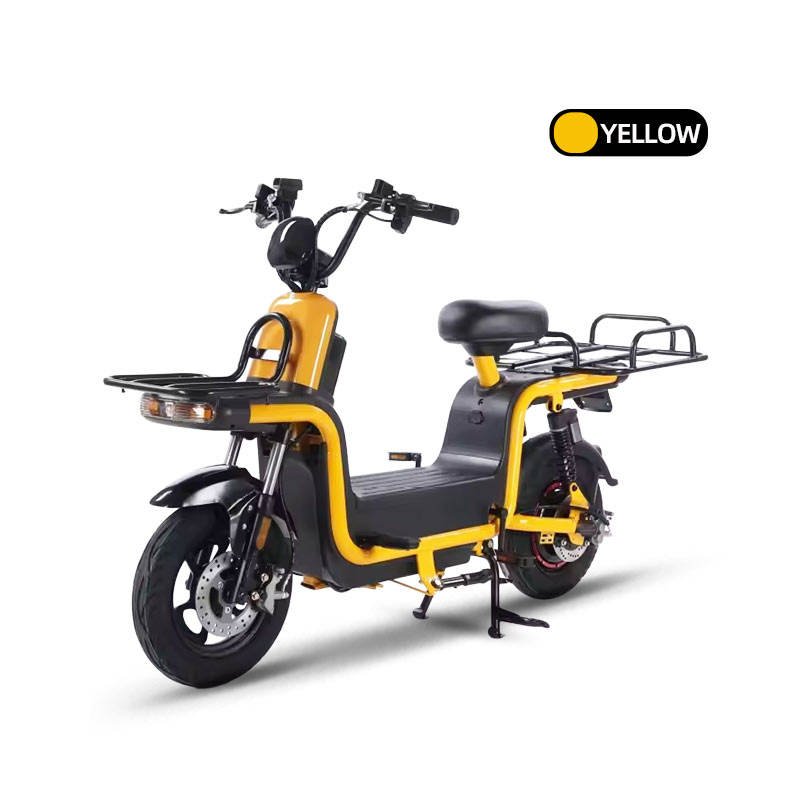 Factory Custom Aluminum Alloy Frame Delivery Electric Bike With 800W60V LeadAcid Battery Durable Tire for Fast Food Cargo E-bike