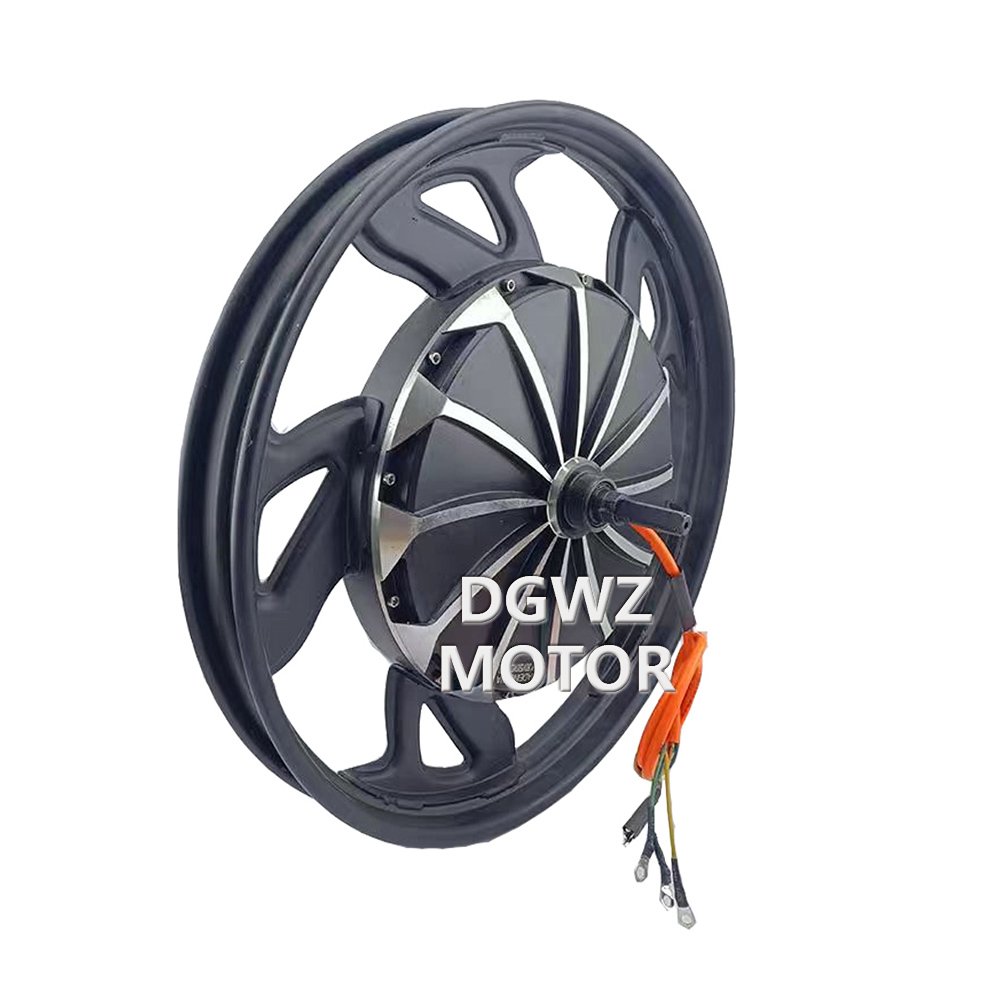 60V 1500W 27mm Magnets Electric Bicycle Ebike 260 Iron Wheel 17 Inch Rim Drum Brake Rear Hub Motor