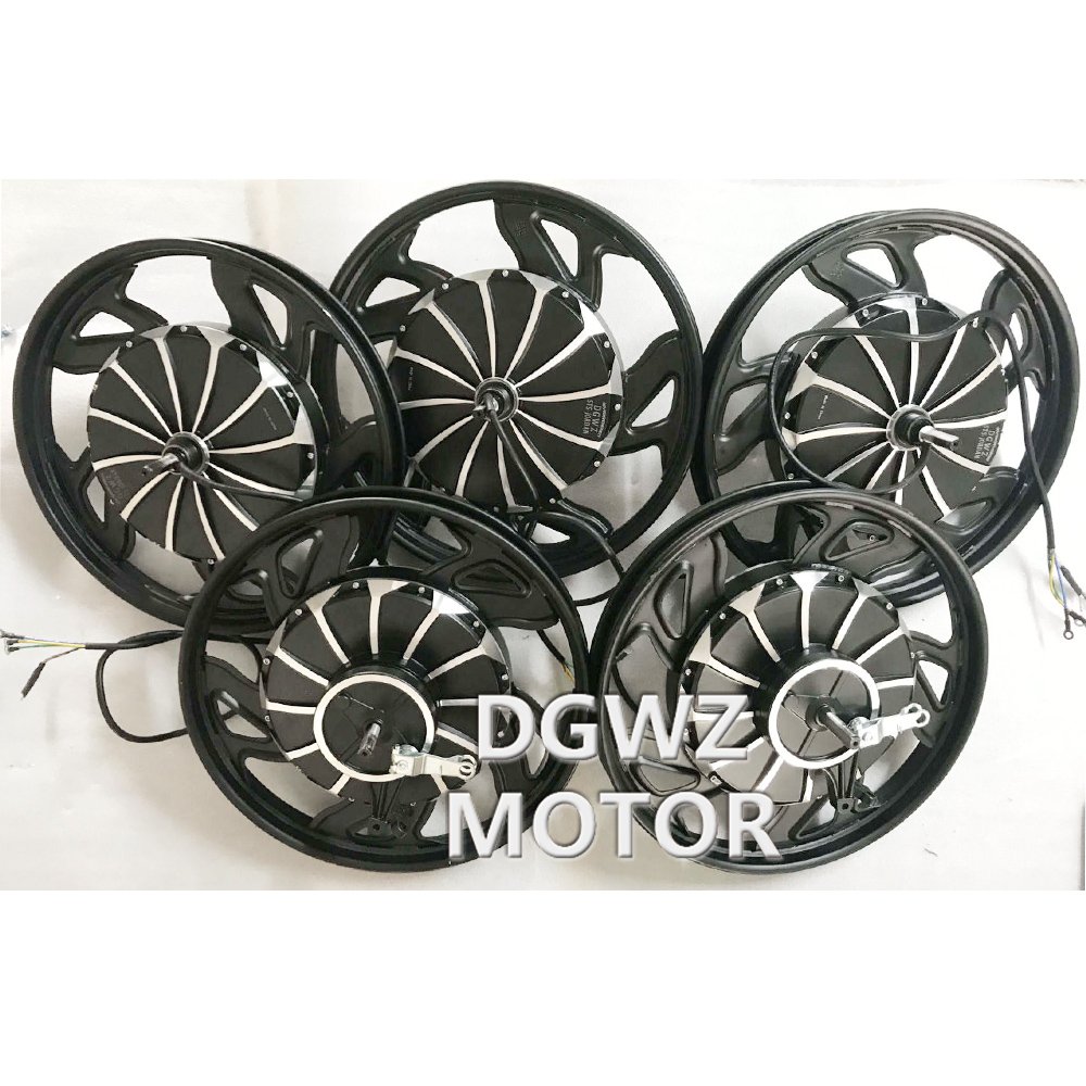 60V 1500W 27mm Magnets Electric Bicycle Ebike 260 Iron Wheel 17 Inch Rim Drum Brake Rear Hub Motor