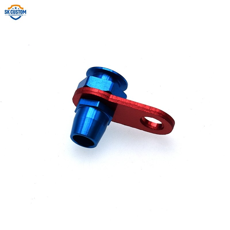 Racing Auto Parts AN3 Brake Hose Fitting Finisher Clamps Brake Line Fixing Clips Brake Fitting with Mounting Bracket
