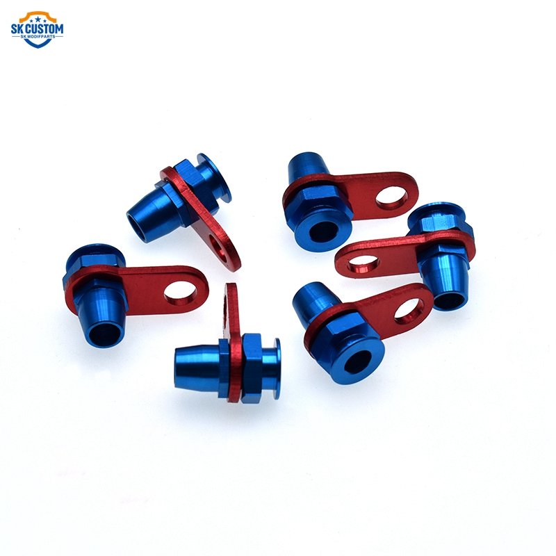 Racing Auto Parts AN3 Brake Hose Fitting Finisher Clamps Brake Line Fixing Clips Brake Fitting with Mounting Bracket