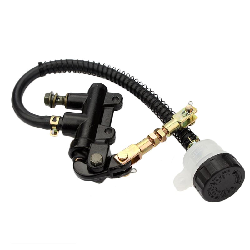 Folding Motorcycle Rear Brake Master Cylinder Motorbike ATV Dirt Bike Hydraulic Brake Pump