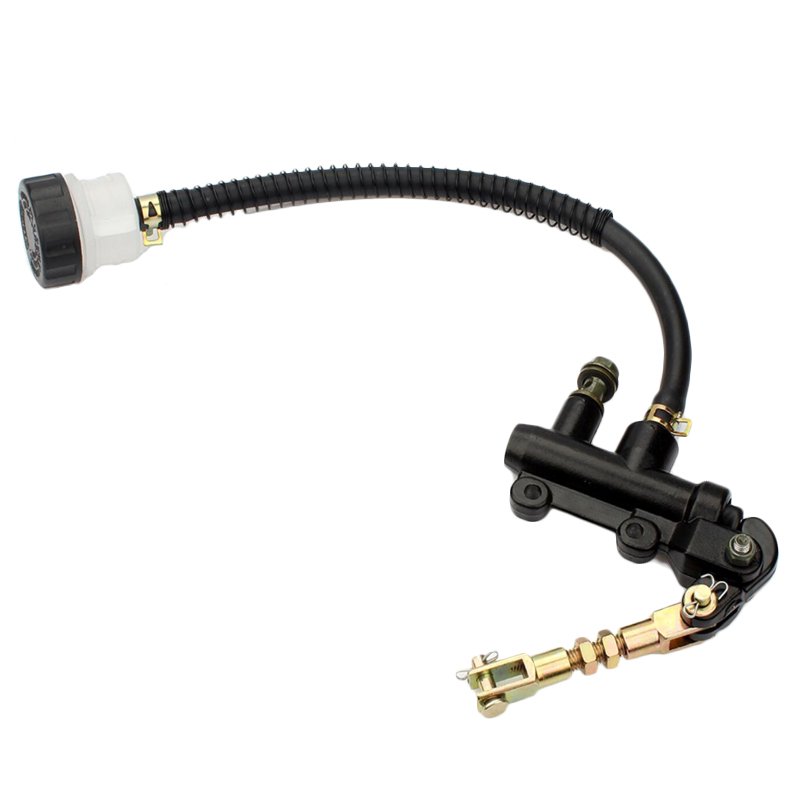 Folding Motorcycle Rear Brake Master Cylinder Motorbike ATV Dirt Bike Hydraulic Brake Pump