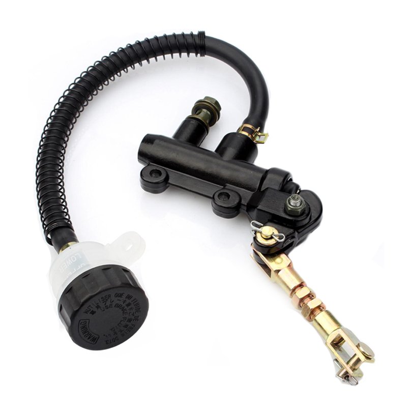 Folding Motorcycle Rear Brake Master Cylinder Motorbike ATV Dirt Bike Hydraulic Brake Pump