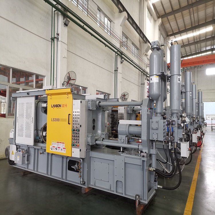 LANSON 300t Aluminium Motorcycle Brake Shoes Making Machine Cold Chamber Die Casting Machine 300 Ton