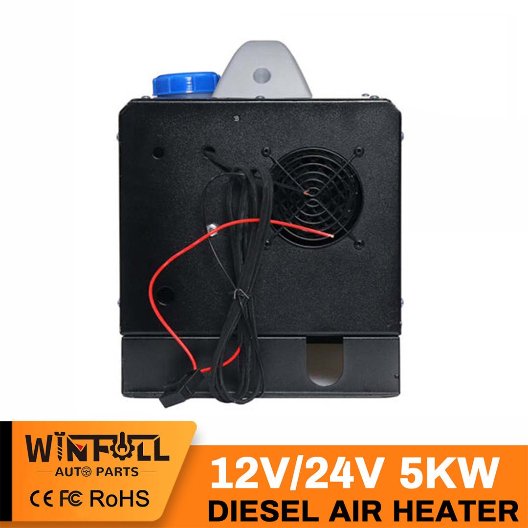 12v Electric Conditioner Aluminum Car Truck Parking Air Heater