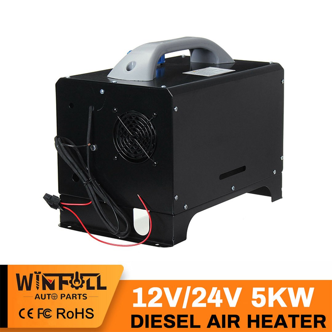 12v Electric Conditioner Aluminum Car Truck Parking Air Heater