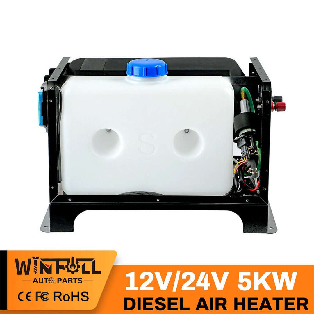 12v Electric Conditioner Aluminum Car Truck Parking Air Heater