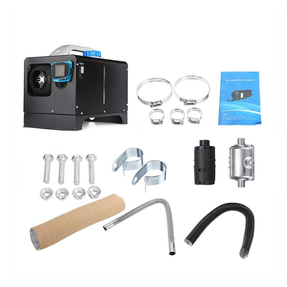 12v Electric Conditioner Aluminum Car Truck Parking Air Heater