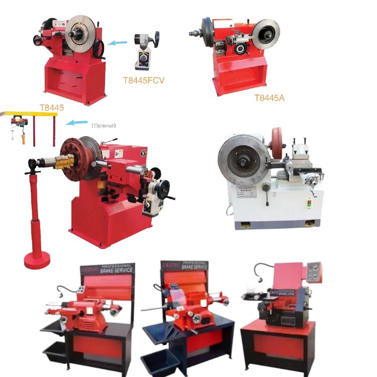 Brake Rotor Polishing T8445 T8465 T8470 Brake Discs Rectifier Lathe Machine for Sale