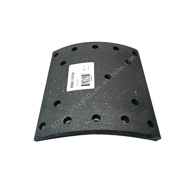 Hot Sale Products China Dongfeng Truck Brake Parts 3502ZS10105 Rear Brake Shoe Lining Friction Plate