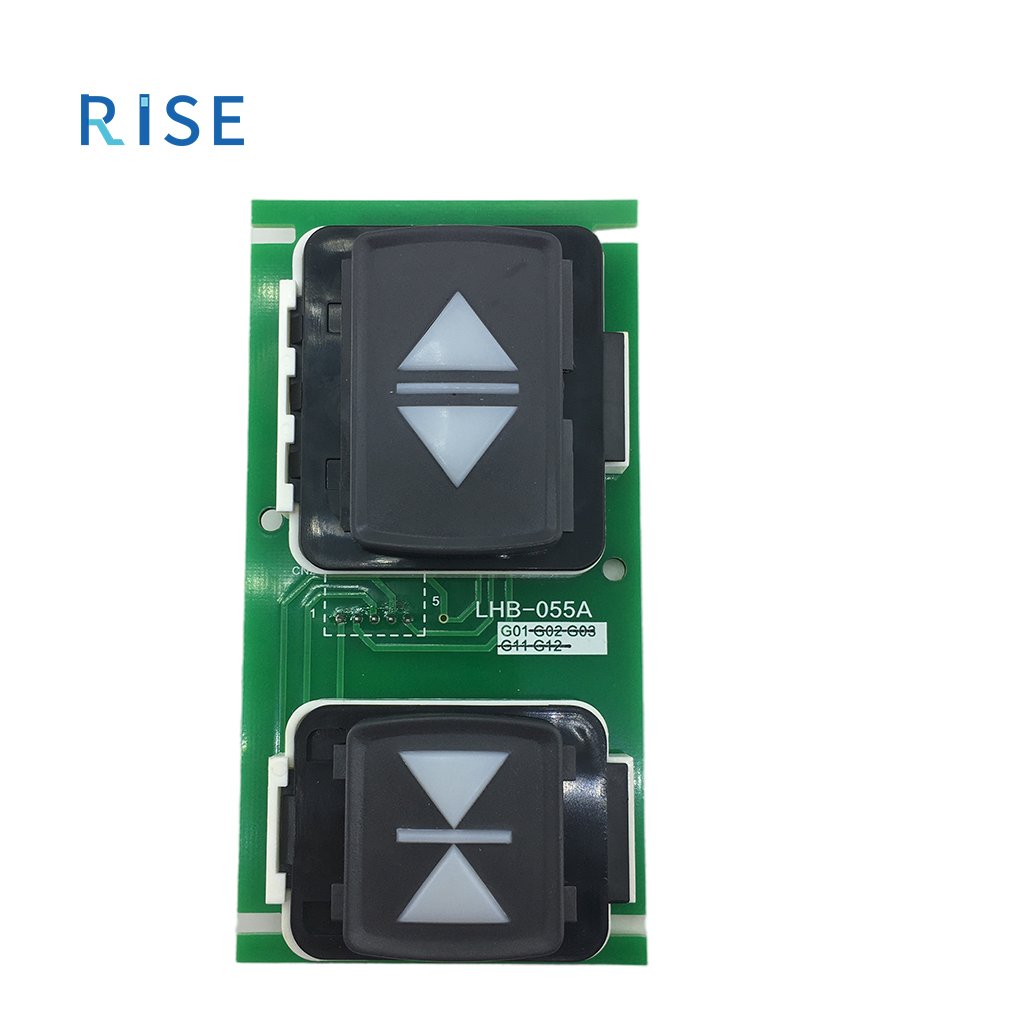 RISE Brand New Elevator Spare Part Mitsubishi Elevator Button Board PCB LHB-055AG01 LHB-055AG11