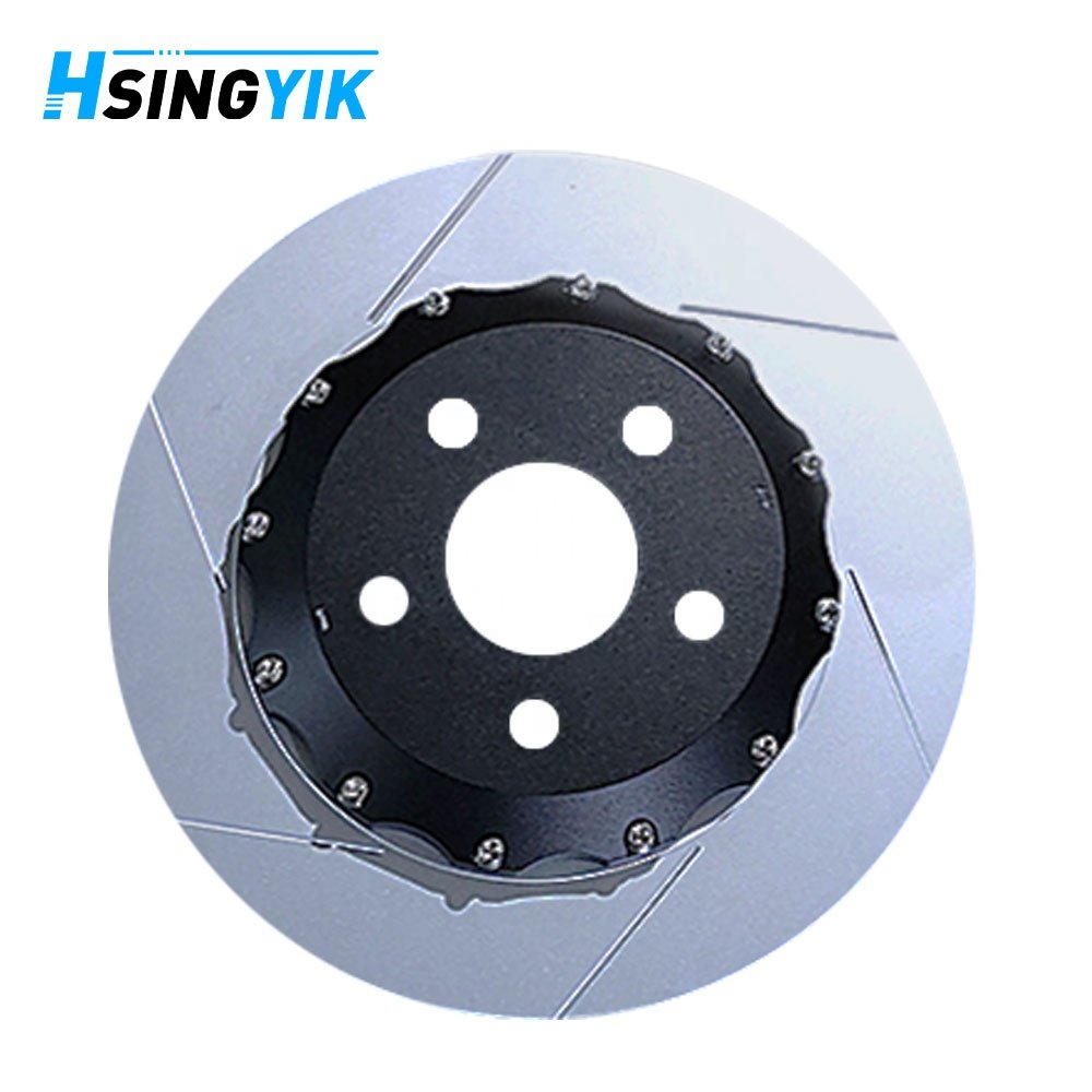 Hsingyik 68256680AC 350X28MM Slotted Rear Rotor Brake Disc for Jeep Trackhawk Grand Cherokee Iv 68256681AB