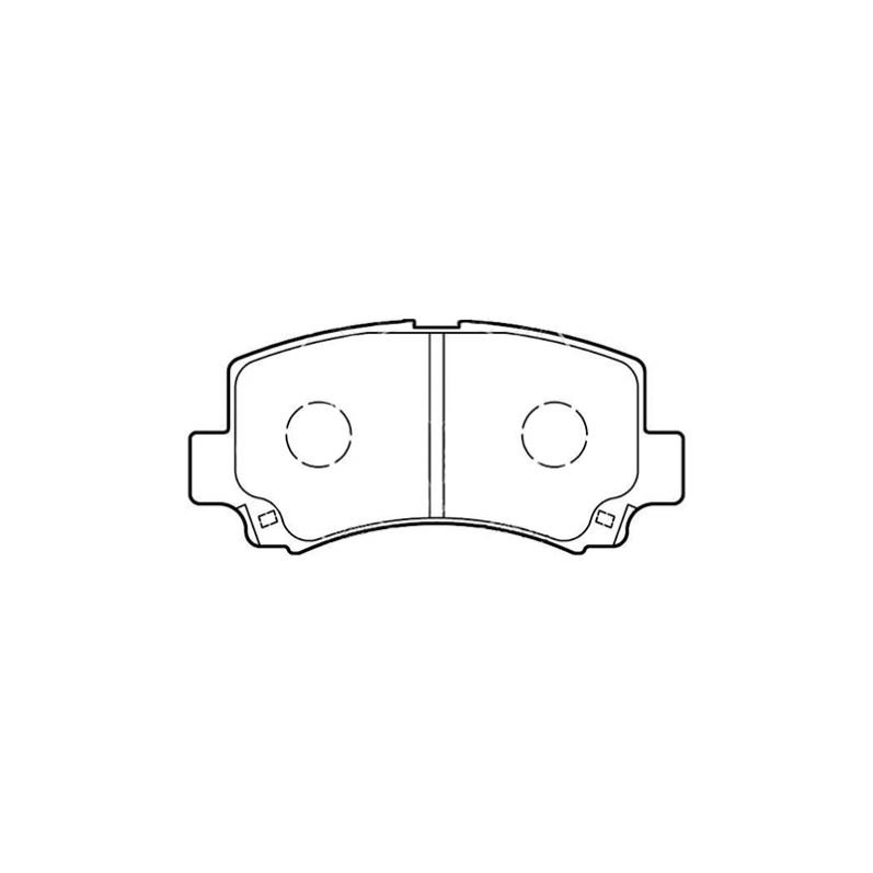 Factory Direct Sales Reasonable Price Block Brake Pad for Car Without Metal