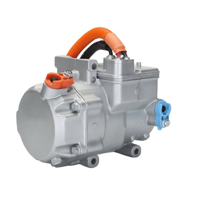High Quality 24v Air Conditioning Compressor Auto Air Conditioner Using Ev Hermetic Horizontal Scroll Compressor