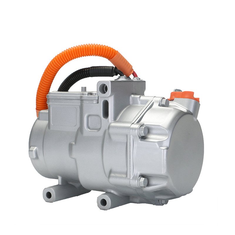 High Quality 24v Air Conditioning Compressor Auto Air Conditioner Using Ev Hermetic Horizontal Scroll Compressor