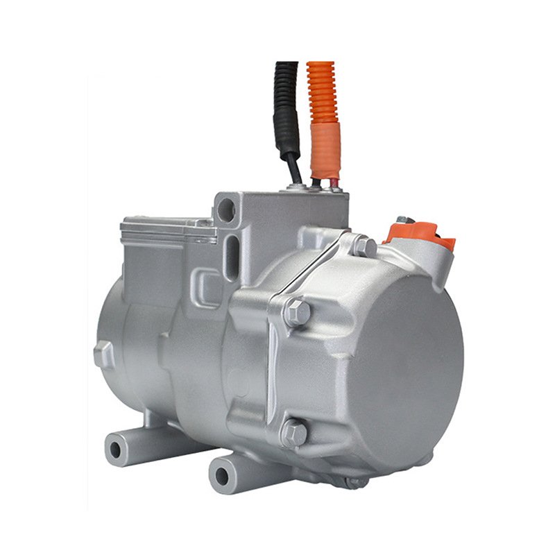 High Quality 24v Air Conditioning Compressor Auto Air Conditioner Using Ev Hermetic Horizontal Scroll Compressor