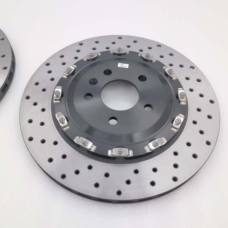 High Performance 330 355 360 370 390mm Auto Brake Rotors Discs OEM Number with Center Hat for Different Car Model