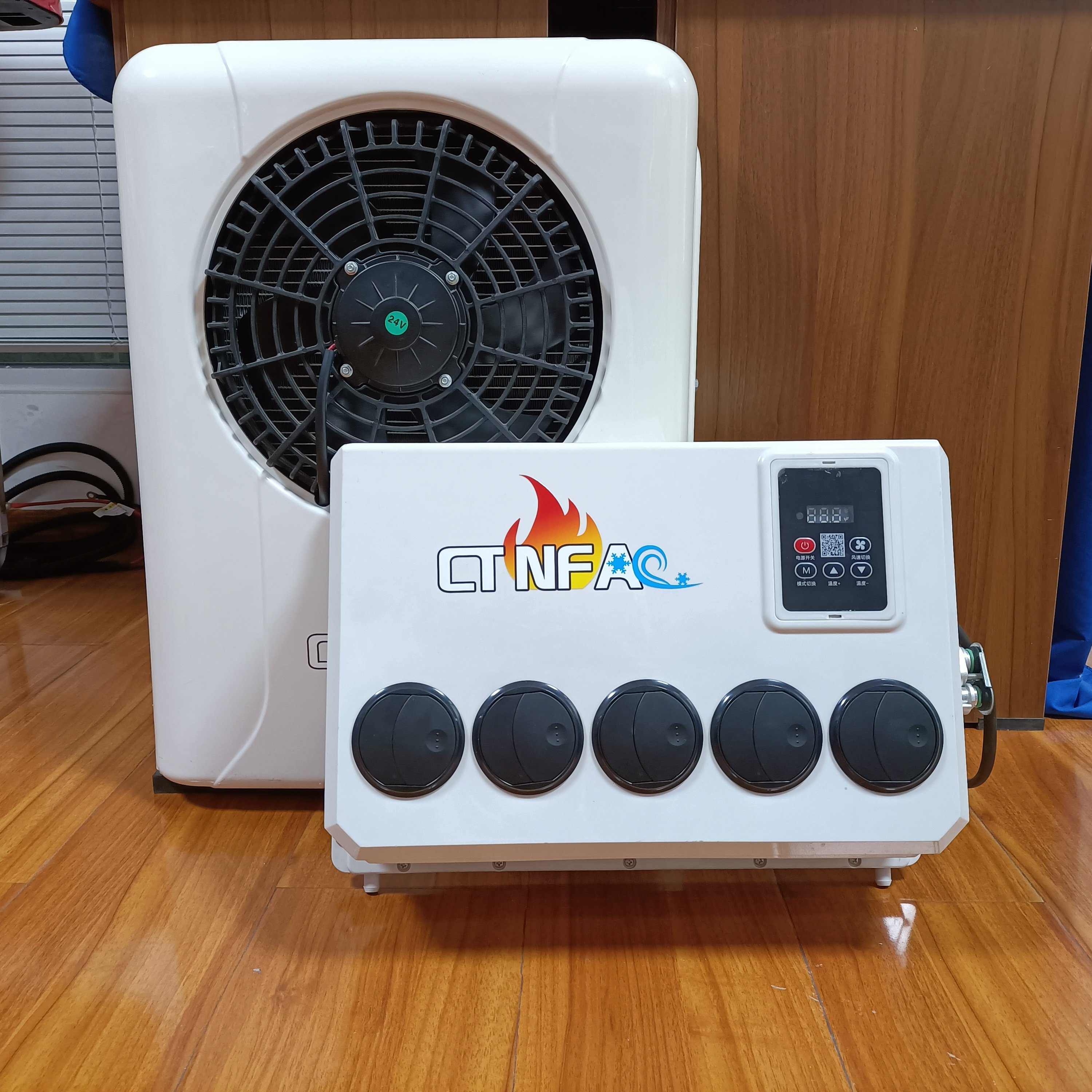 Classic 12v/220v Electric Air Conditioning Conditioner for Truck, Split Truck Air Conditioner Parking Cooler