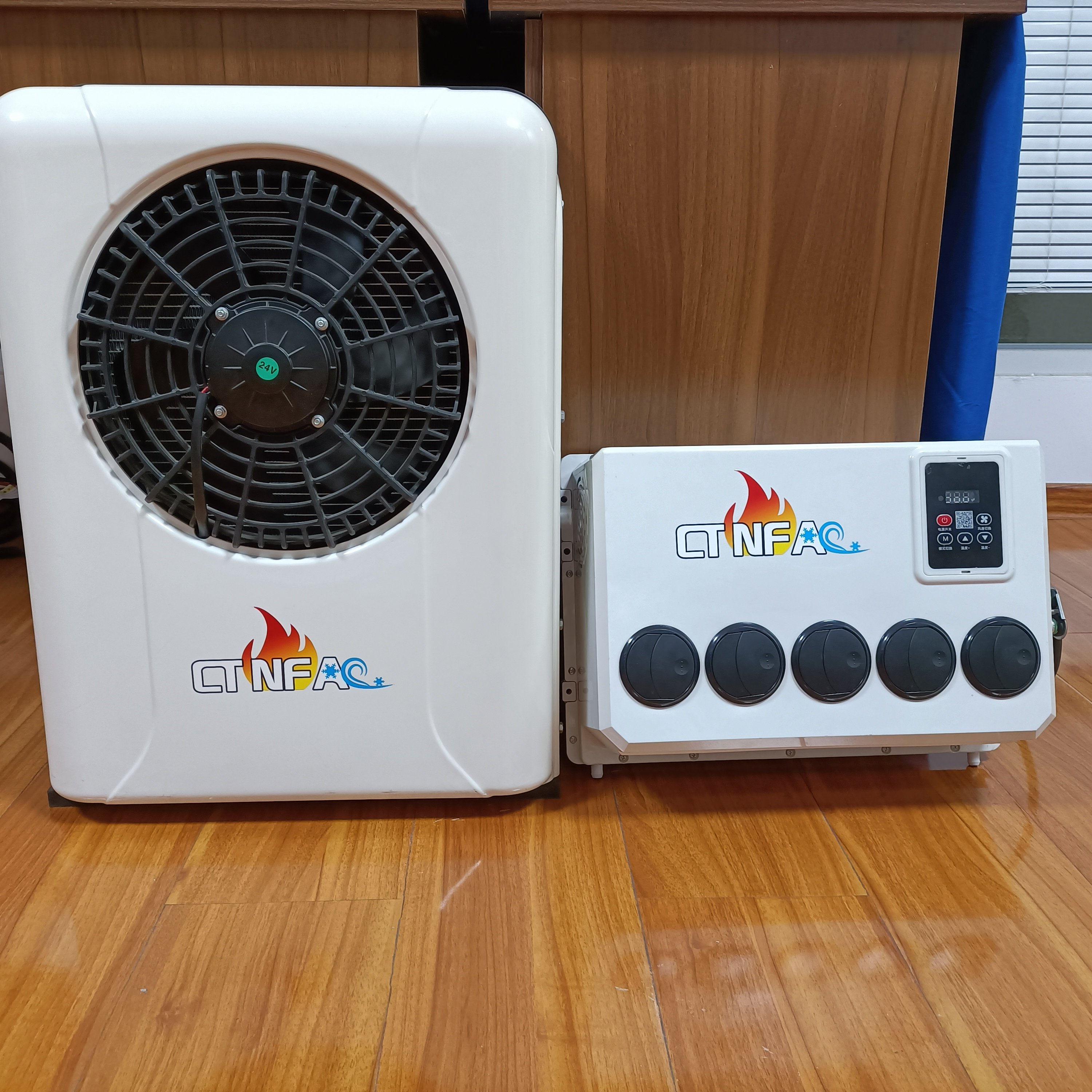 Classic 12v/220v Electric Air Conditioning Conditioner for Truck, Split Truck Air Conditioner Parking Cooler