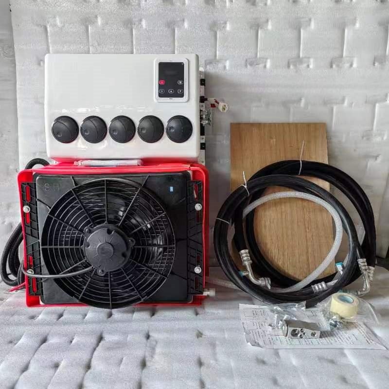 12V 24V Vehicle Air Conditioner Under-Dash Cooling Kit for Cars Auto Parking Conditioner
