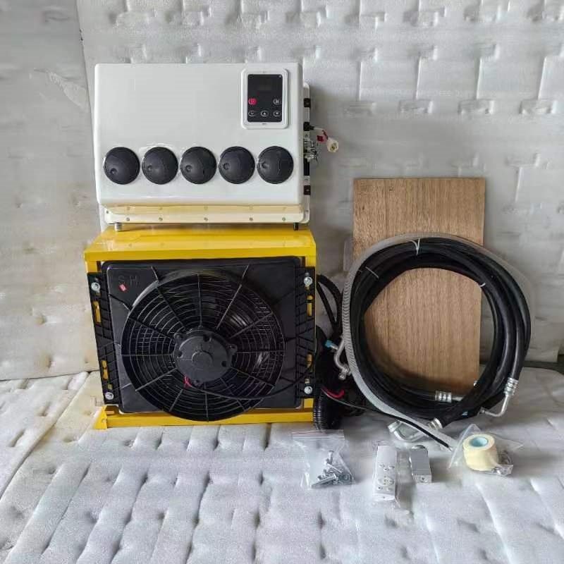 12V 24V Vehicle Air Conditioner Under-Dash Cooling Kit for Cars Auto Parking Conditioner