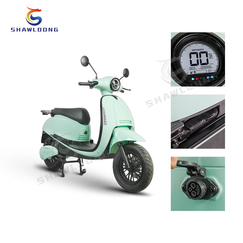 High-Power Adult Electric Scooter and Motorcycle with Pedals Open-Body CKD Electric Moped