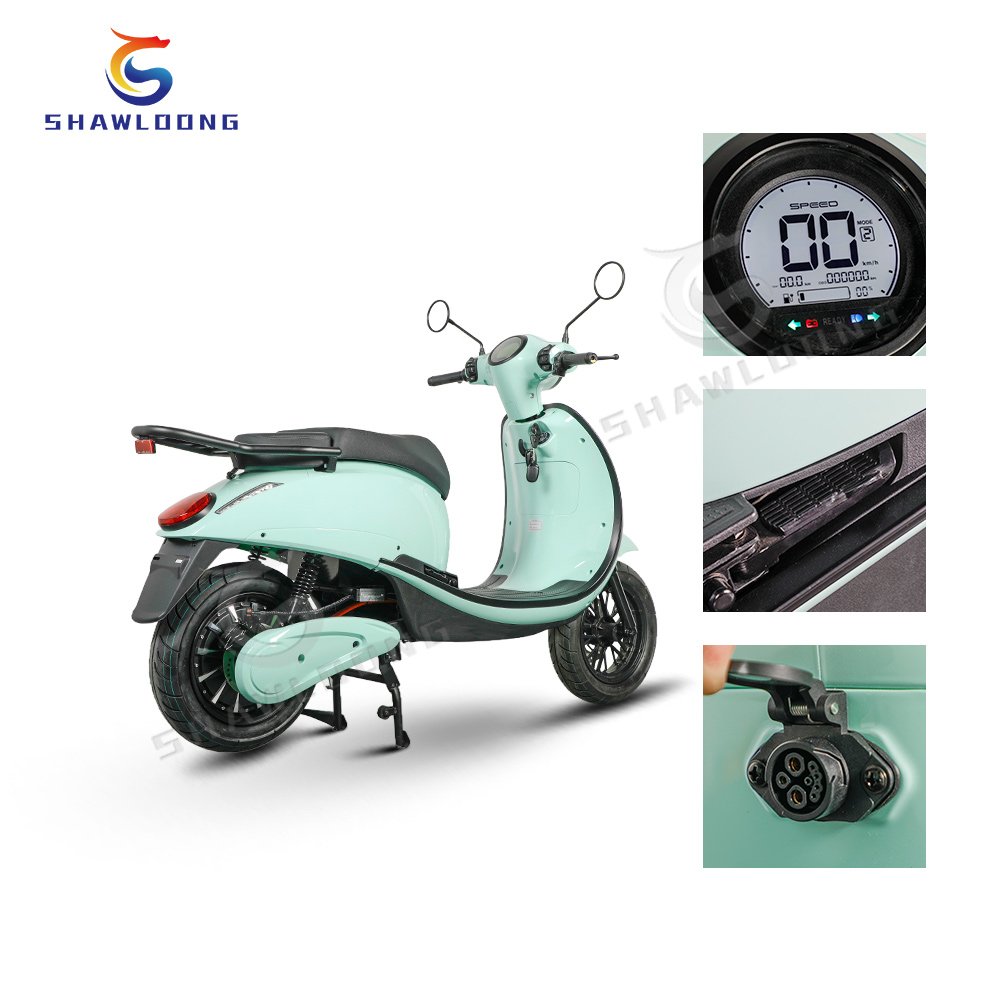 High-Power Adult Electric Scooter and Motorcycle with Pedals Open-Body CKD Electric Moped