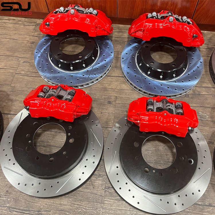 Green Red Caliper Gt6 Big Brake Kit Wrx for Rx8 with Drilled Disc, Ty3, Line Drilled Rotor, Custom Caliper Color