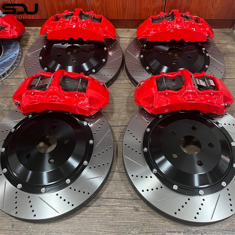 Green Red Caliper Gt6 Big Brake Kit Wrx for Rx8 with Drilled Disc, Ty3, Line Drilled Rotor, Custom Caliper Color