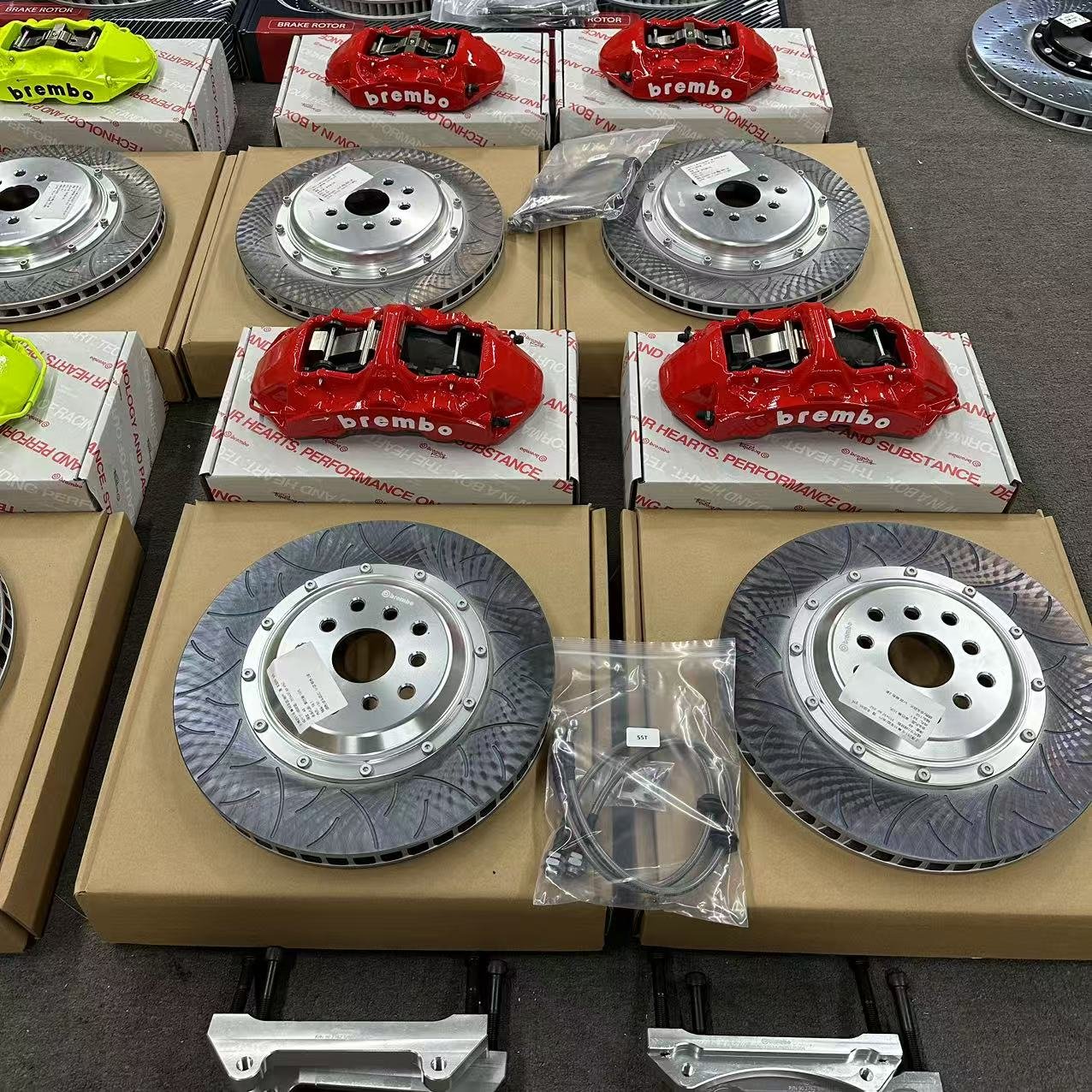 355mm GT6 355mm GT4 Floating Brake Disc Kit Brake Caliper Big Brake for Toyota
