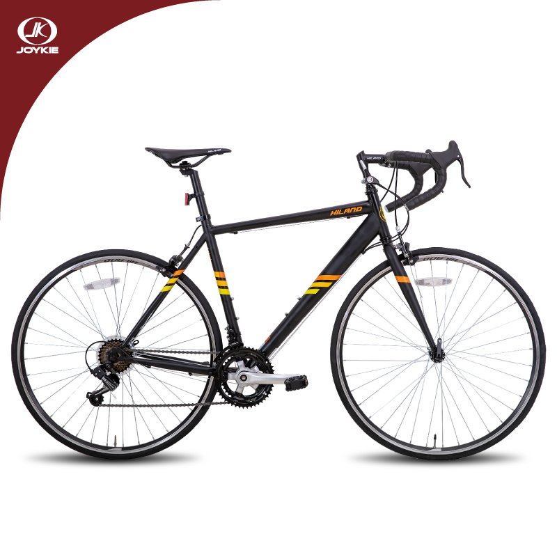 JOYKIE Wholesale Bike Customize Black 700C Steel Frame Racing Road Bike Bicycle with Shimano's 14 Speed