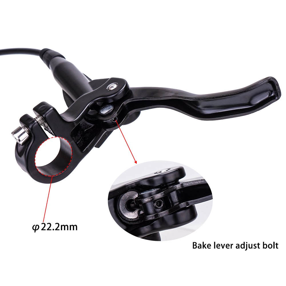 ZTTO MTB Hydraulic Disc Brake 51MM IS 74MM Post Mounting Left Front Right Rear Calipers Compatible 140/160/180/203MM Rotor