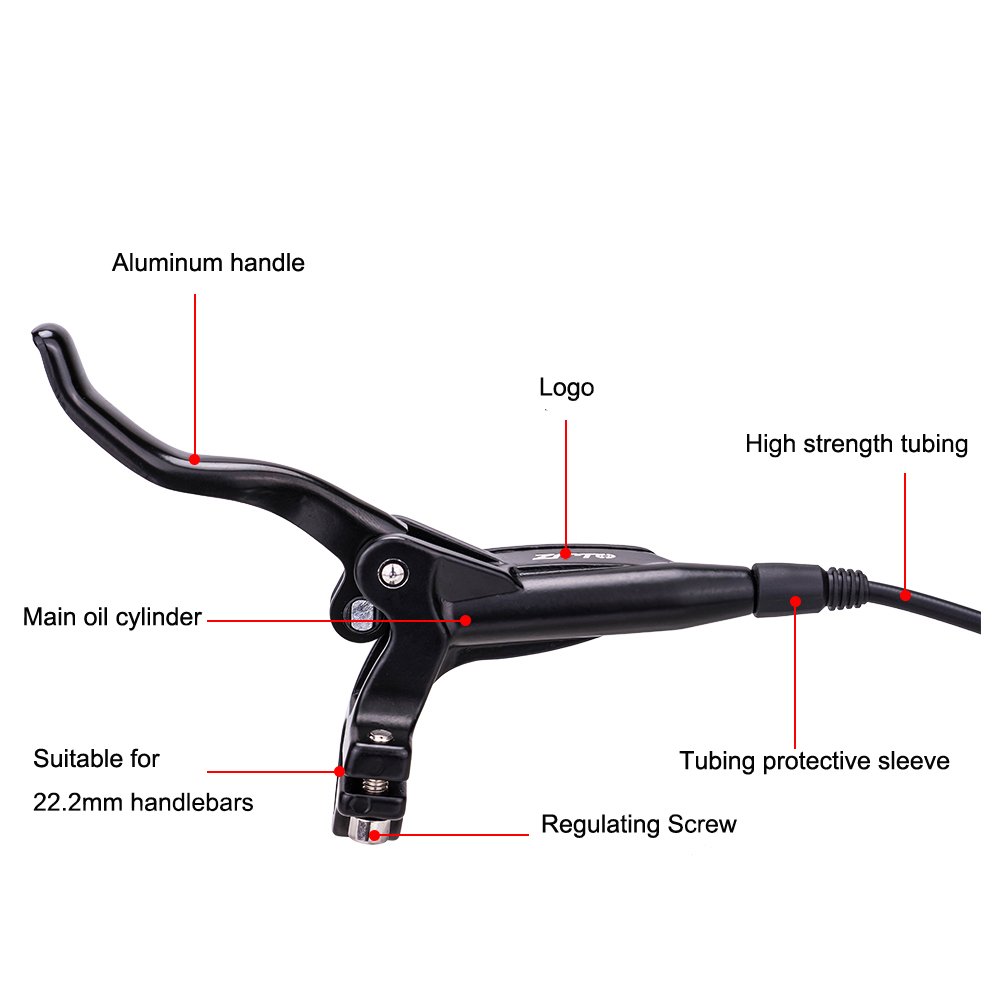 ZTTO MTB Hydraulic Disc Brake 51MM IS 74MM Post Mounting Left Front Right Rear Calipers Compatible 140/160/180/203MM Rotor