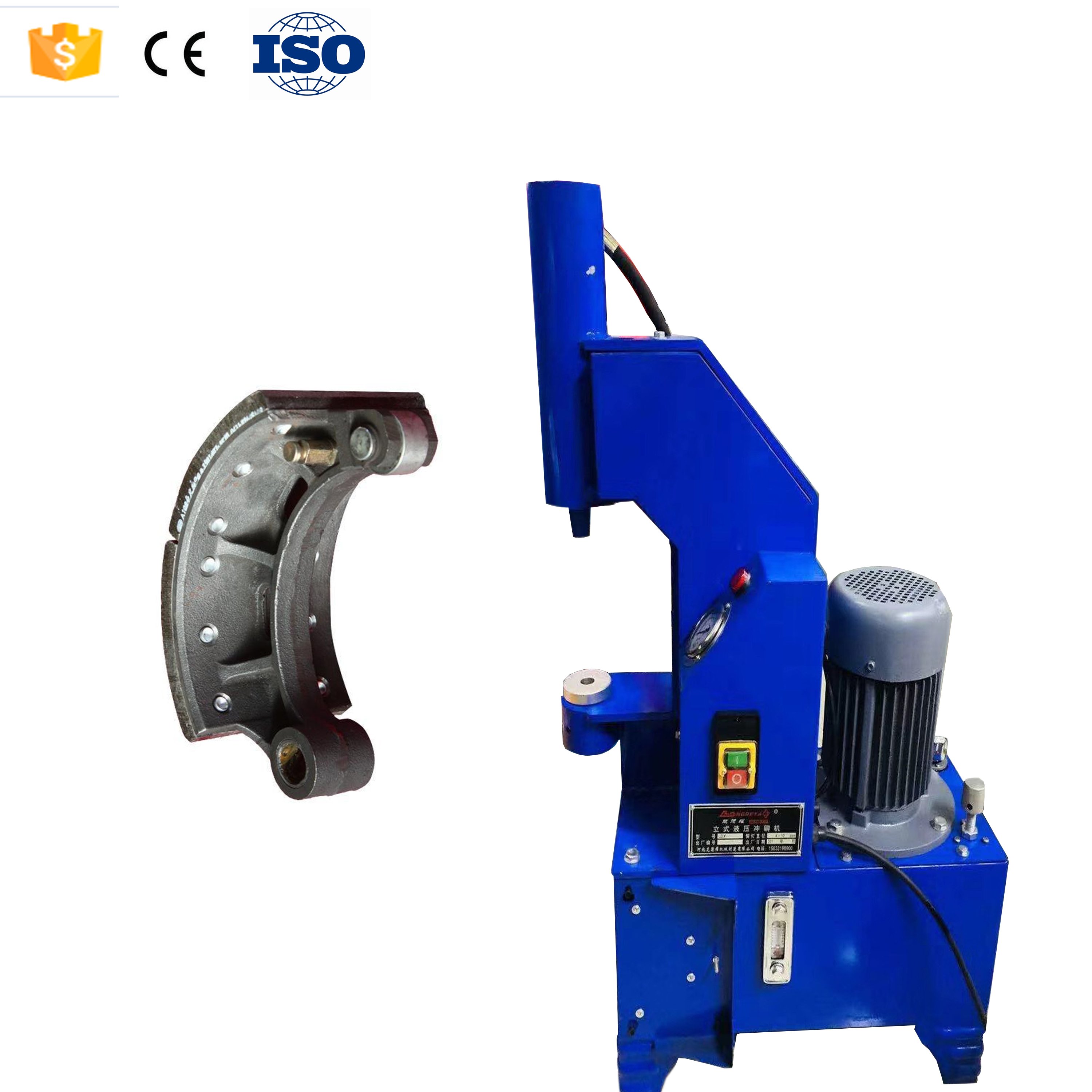 Vertical Electric Brake Lining Riveting Machine With High Quality