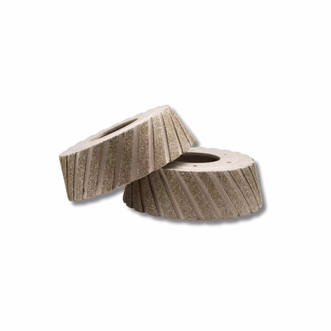 Made in Spain Brake Friction Pad Grind Chamfer Electroplated Diamond Tool for Chamfer Beveling Brake Pads or Shoes