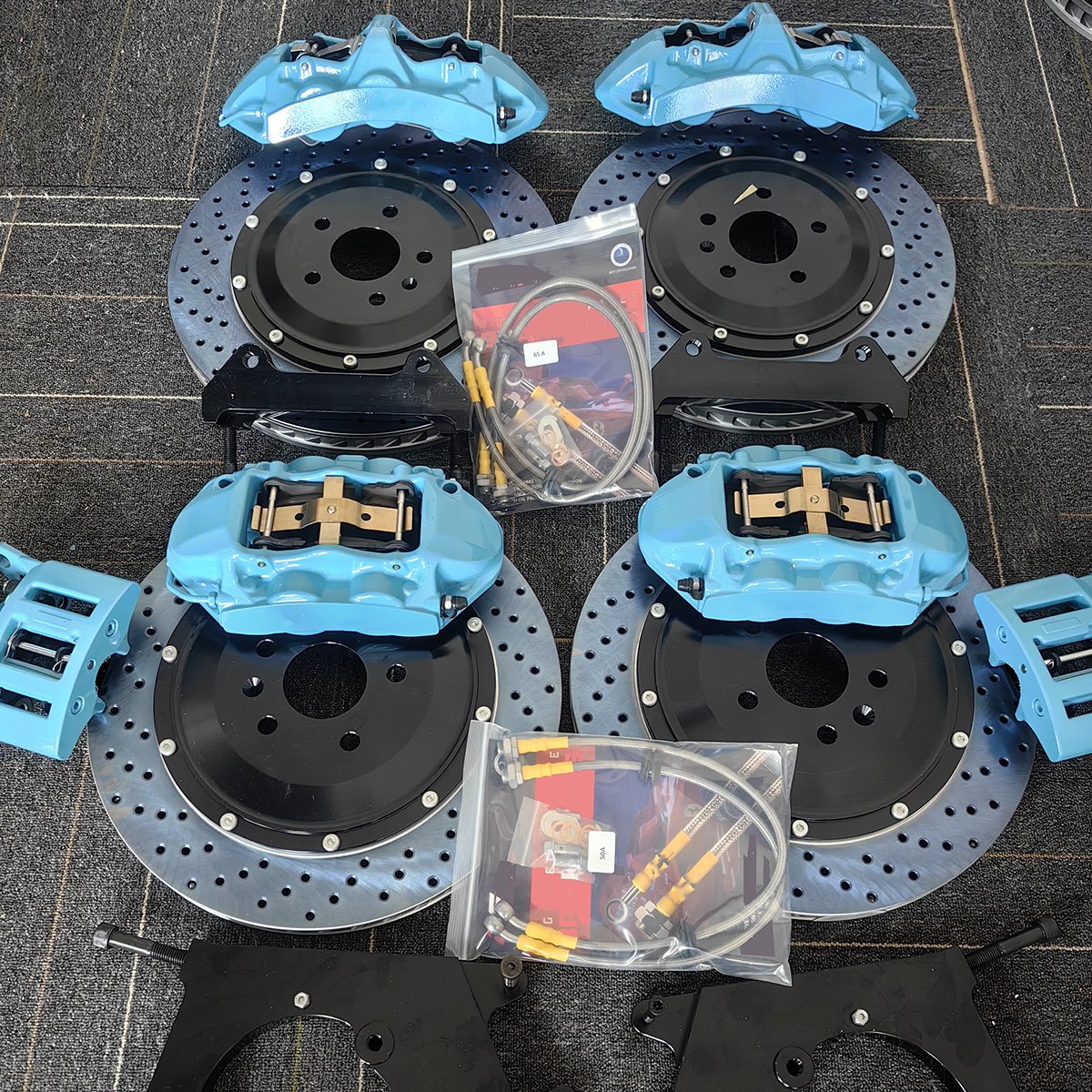 18 Inch Wheel Brake Upgrade Competition Level Multi Piston GT6 6 Piston Brake Caliper GT4 4 Piston Disc Brake Caliper for BMW