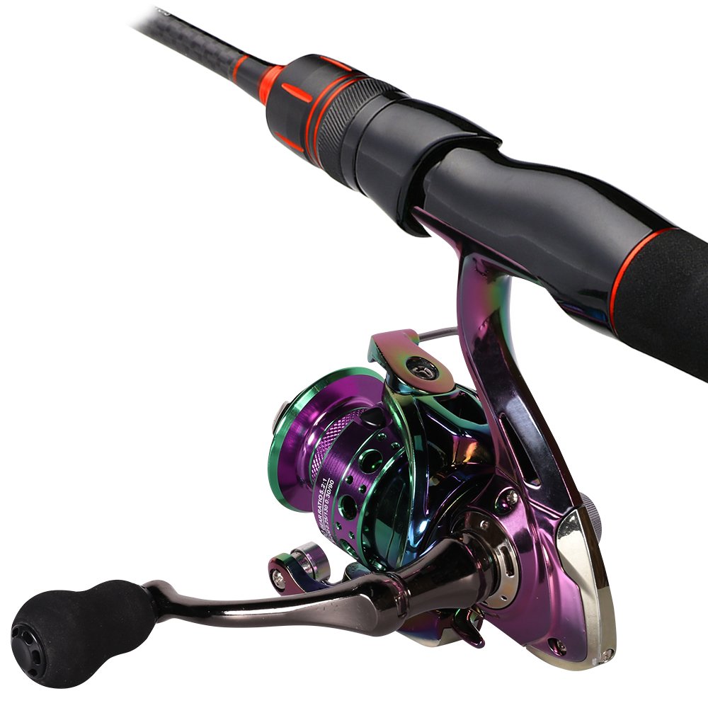 KEKAXI Baitcaters Rod and Combo Saltwater Deepsea Fishing Spinning Reel