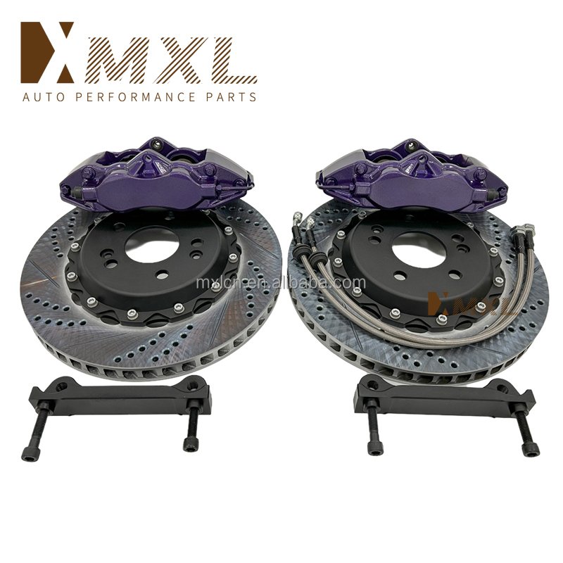 Wholesale Big Brake Kit Racing Disc Brakes 4 Pot Set for 1992-1995 Honda Civic 2001-2005 Accessories Upgrade Brake Calipers Kit