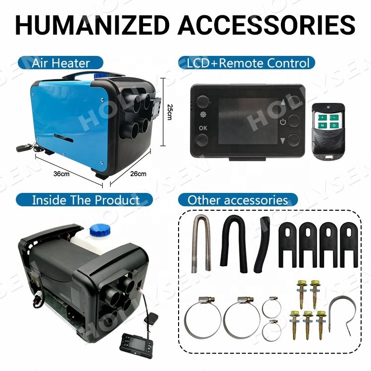 Portable Universal 2KW 5KW 220V/12V/24V Auto Car Air Diesel All in One Parking Heater for Truck Boat Caravan EV RV