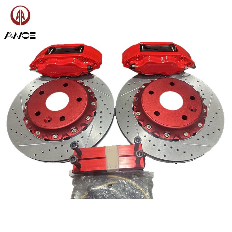 Small Brake Caliper Kit for 7600 4 Pistons Racing Disk Rotor Kit for R15 16 17 Fit Gk5 Ge8 Ek9 B9 Tribeca Abarth