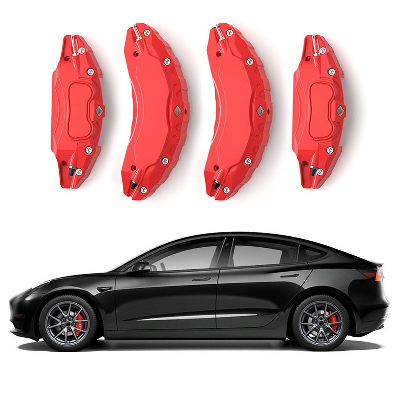 Hot Selling Model3/Y Compatible Aluminum Alloy Brake Calipers in Various Colors Exterior Accessories
