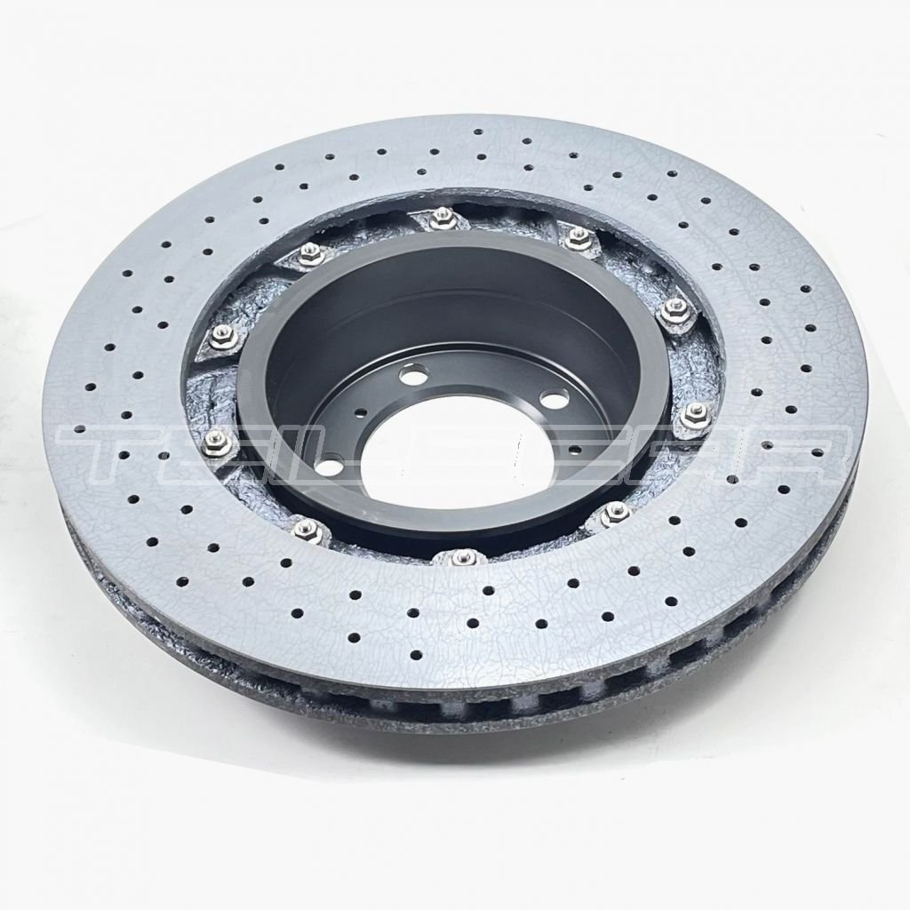 For Porsche 911 992 Turbo S PCCB Rear Brake Disc Ceramic Left Side 992615601M / 992615601J / 992.615.601.J