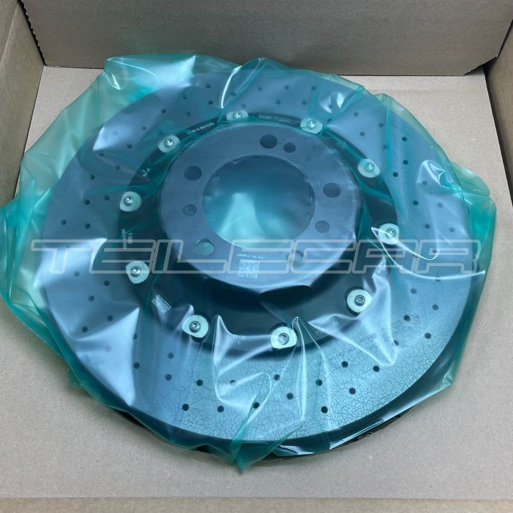 For Porsche 911 992 Turbo S PCCB Rear Brake Disc Ceramic Left Side 992615601M / 992615601J / 992.615.601.J