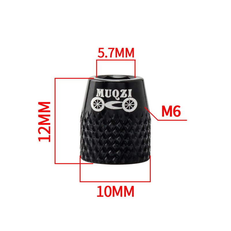 MUQZI Bike Brake Pad Bolt MTB Road Bicycle M6 V Brake Pad Aluminum Alloy Bolts